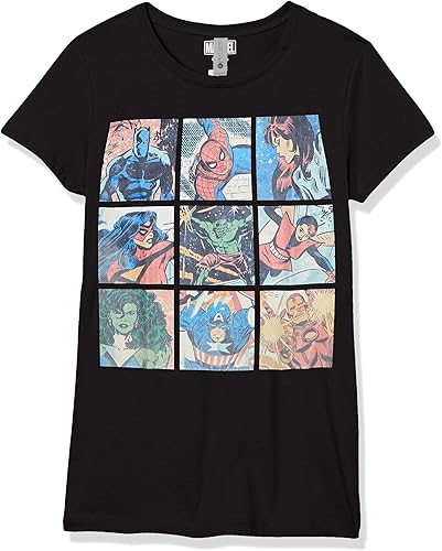 Marvel Camiseta Pastel Heroes para niña