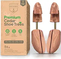 Forma de sapato de cedro HOUNDSBAY Formas de sapatos para homens e mulheres, tênis, alargador e modelador