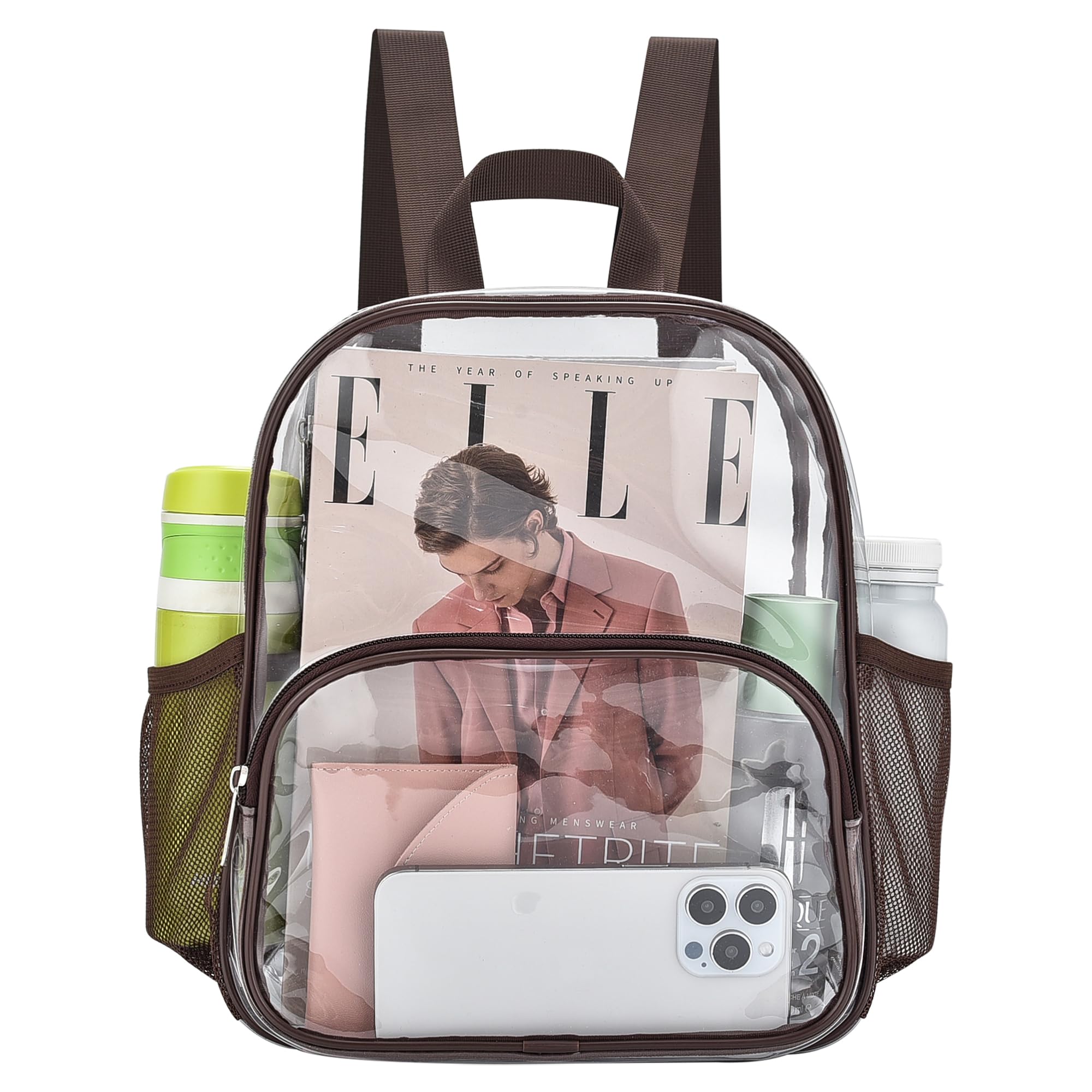 Clear Backpack for Stadium Events Stadium Approved Fashion Women Backpack