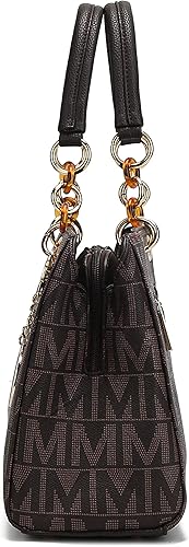 Miniatura 3 de MKF - Bolso bandolera para mujer, correa para bolso de hombro, bolsillo de piel sintética, bolso de mano con asa superior para mujer