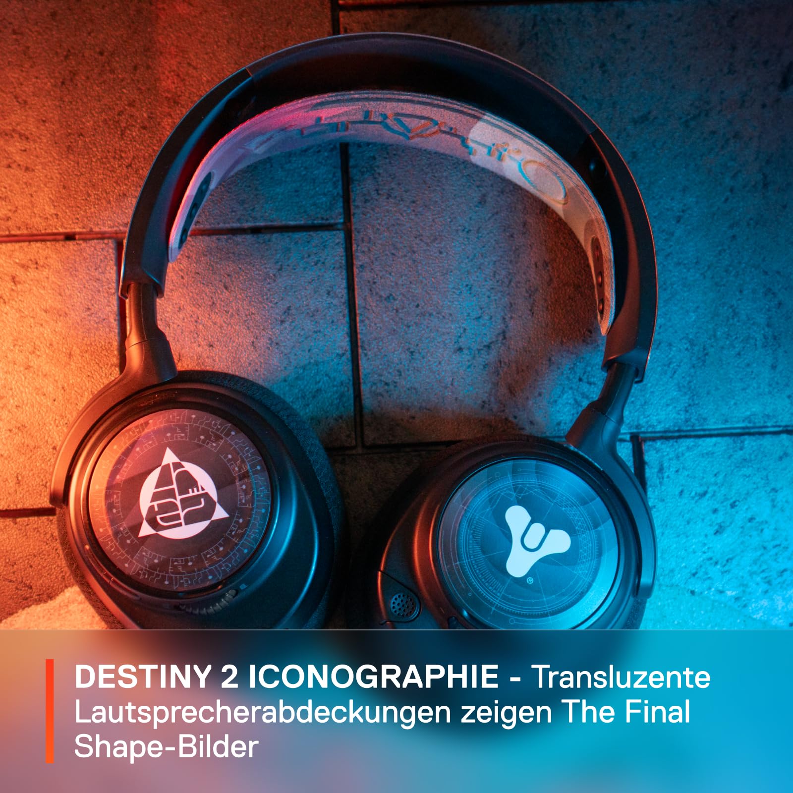 SteelSeries Arctis Nova 7P Wireless- PS5 Gaming Headset Bundle - Destiny 2 The Final Shape Edition - In-Game-Gegenstände – 2,4GHz + Bluetooth – 38Hr USB-C-Batterie – PlayStation, PC, Switch