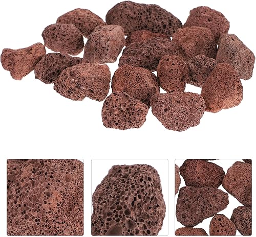 Miniatura 8 de Balacoo - Piedras de lava volcánicas decorativas para acuario de 15.87oz, 3 a 2.4in