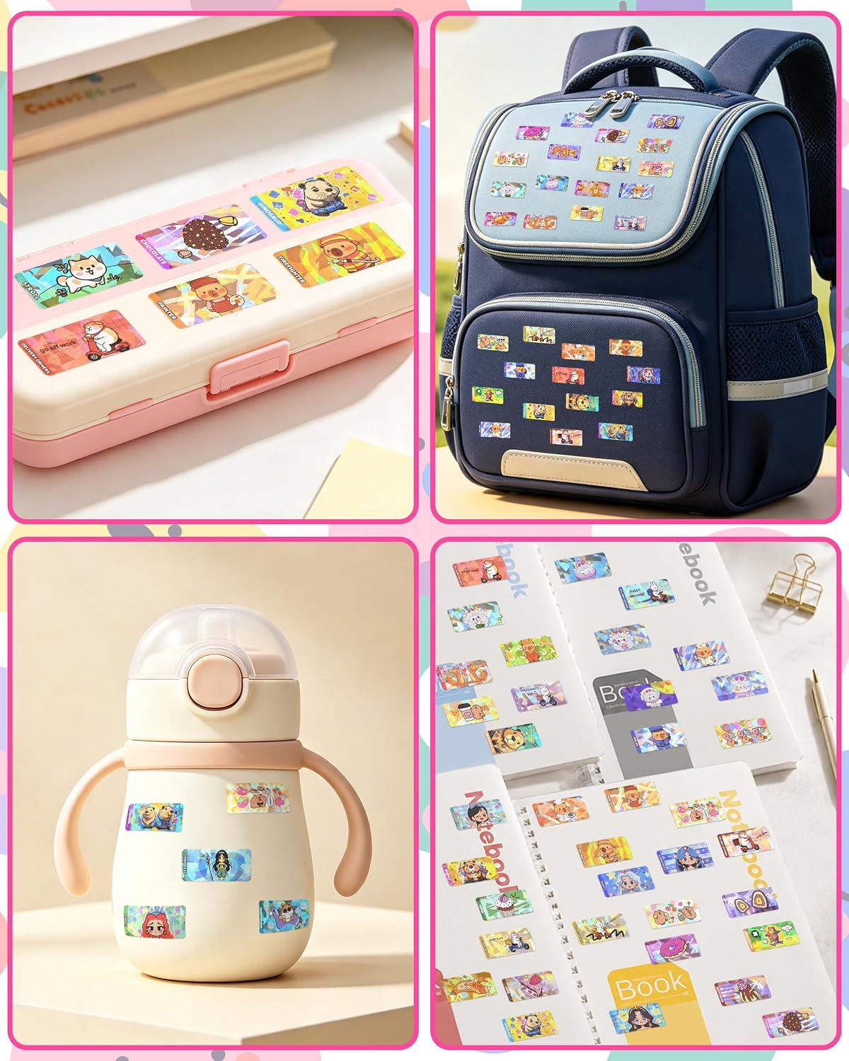 Sticky Roll Bracelet Making Kit Ages 5-12, 640 Reusable Stickers