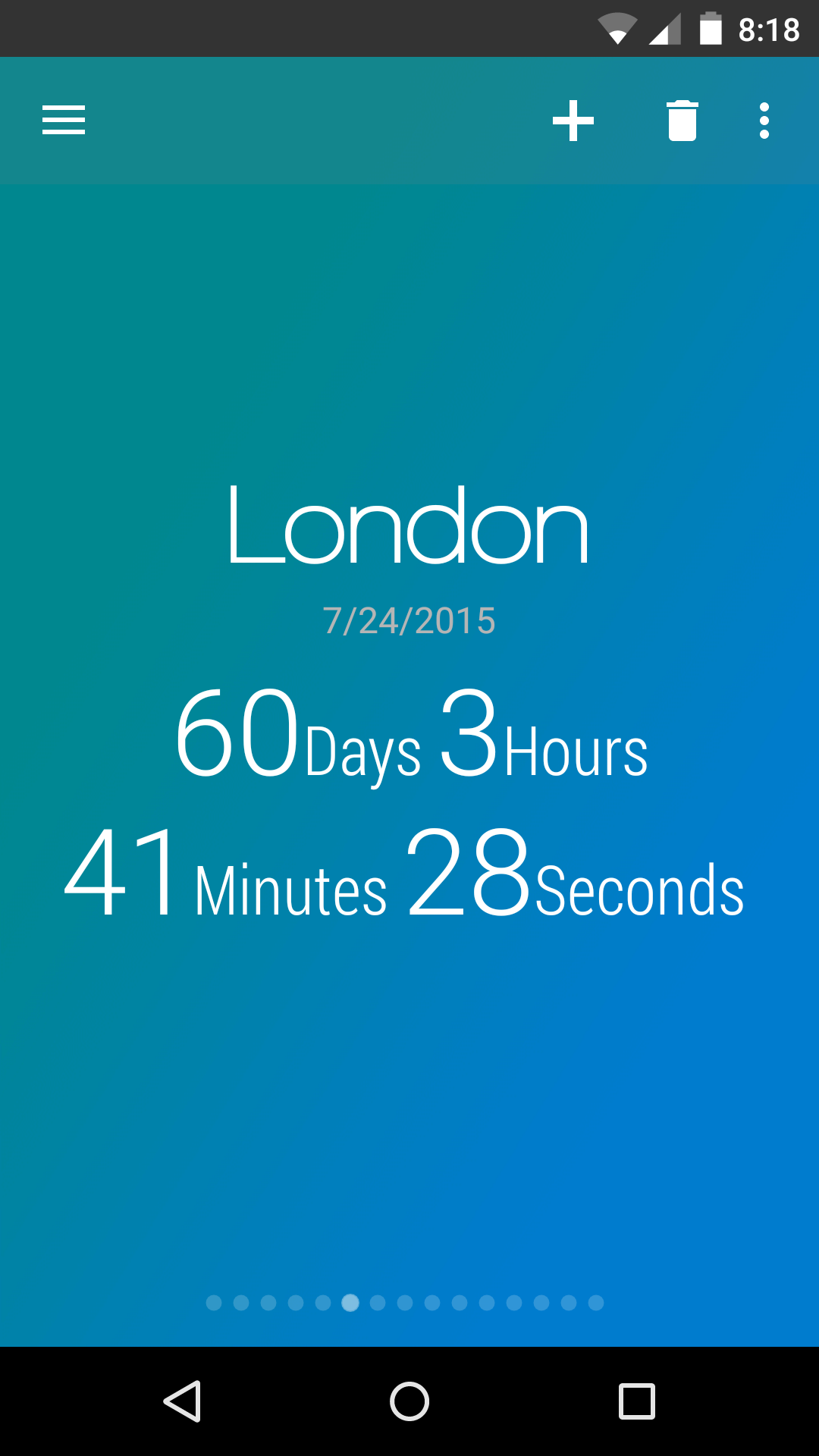 Time Until | Countdown Manager - App on Amazon Appstore