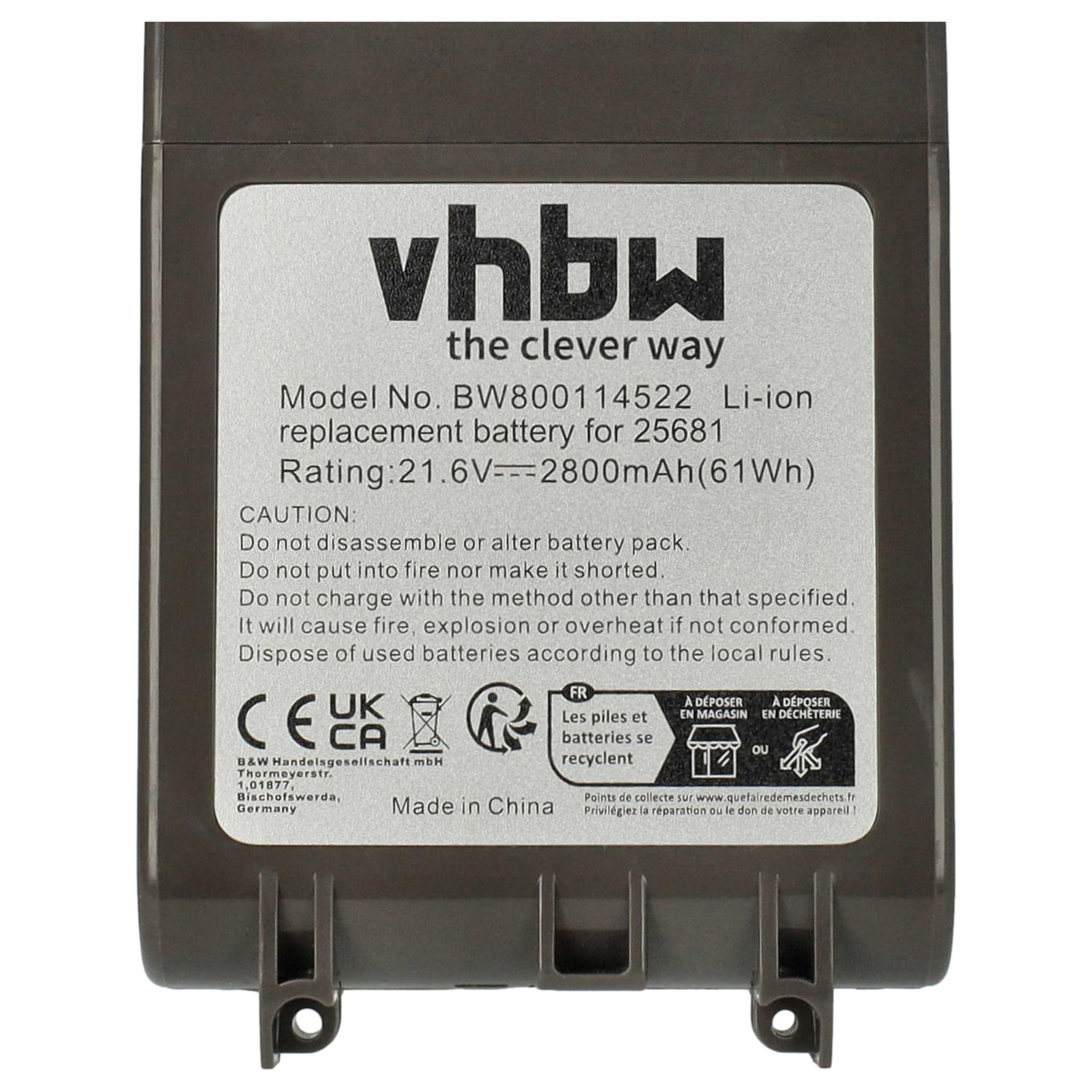 vhbw Batería Compatible con Dyson SV10