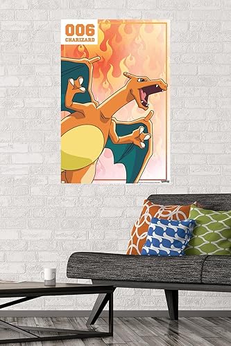 Miniatura 2 de Trends International Pokémon - Póster de pared Charizard 006