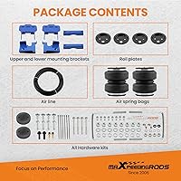 Vista 3 de maXpeedingrods Kit de bolsas de suspensión neumática trasera de 5000 libras para Ford F-150 4WD 2015-2020 con kit de resorte de aire con tope