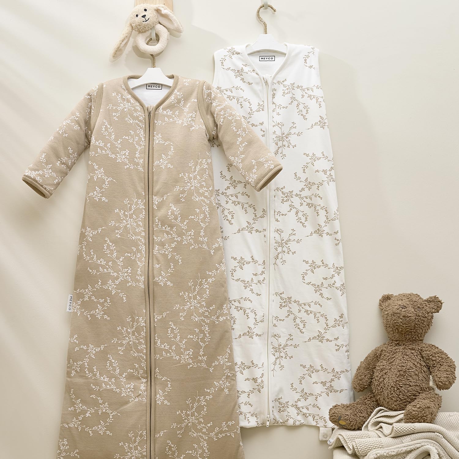 Meyco Baby Branches - Saco de dormir (4 estaciones, talla única)