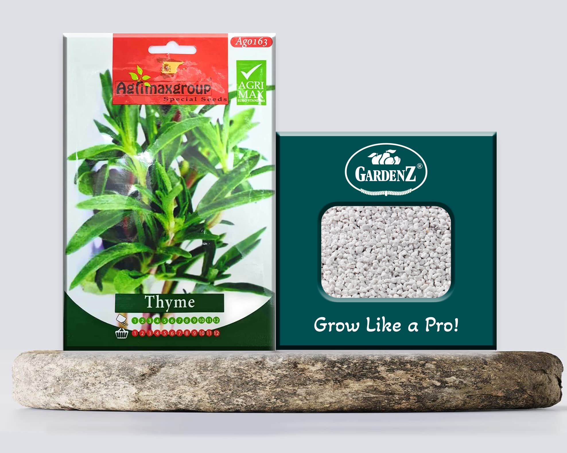 Thyme Seeds AG0163 High productivity + Agricultural Perlite Box (5 LTR.) by GARDENZ