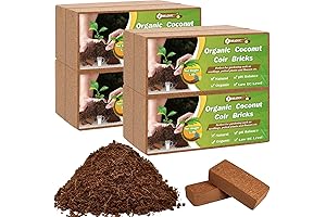ZeeDix Premium Coco Coir Brick: Organic Plant Booster