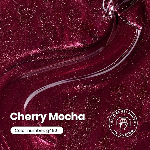 Miniatura 63 de Beetles Nude - Esmalte de uñas en gel natural de 15ml/0.5 onzas líquidas, color neutro, color crema, translúcido, lámpara LED UV para uñas, 15ml/0.5