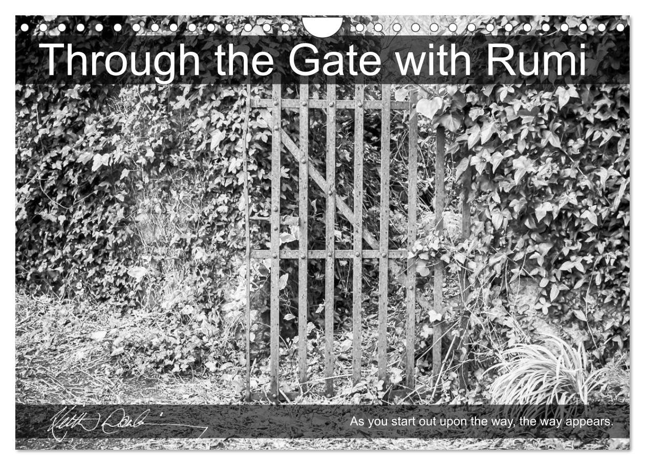 Through the Gate with Rumi (Wall Calendar 2025 DIN A4 Landscape), CALVENDO 12 Month Wall Calendar