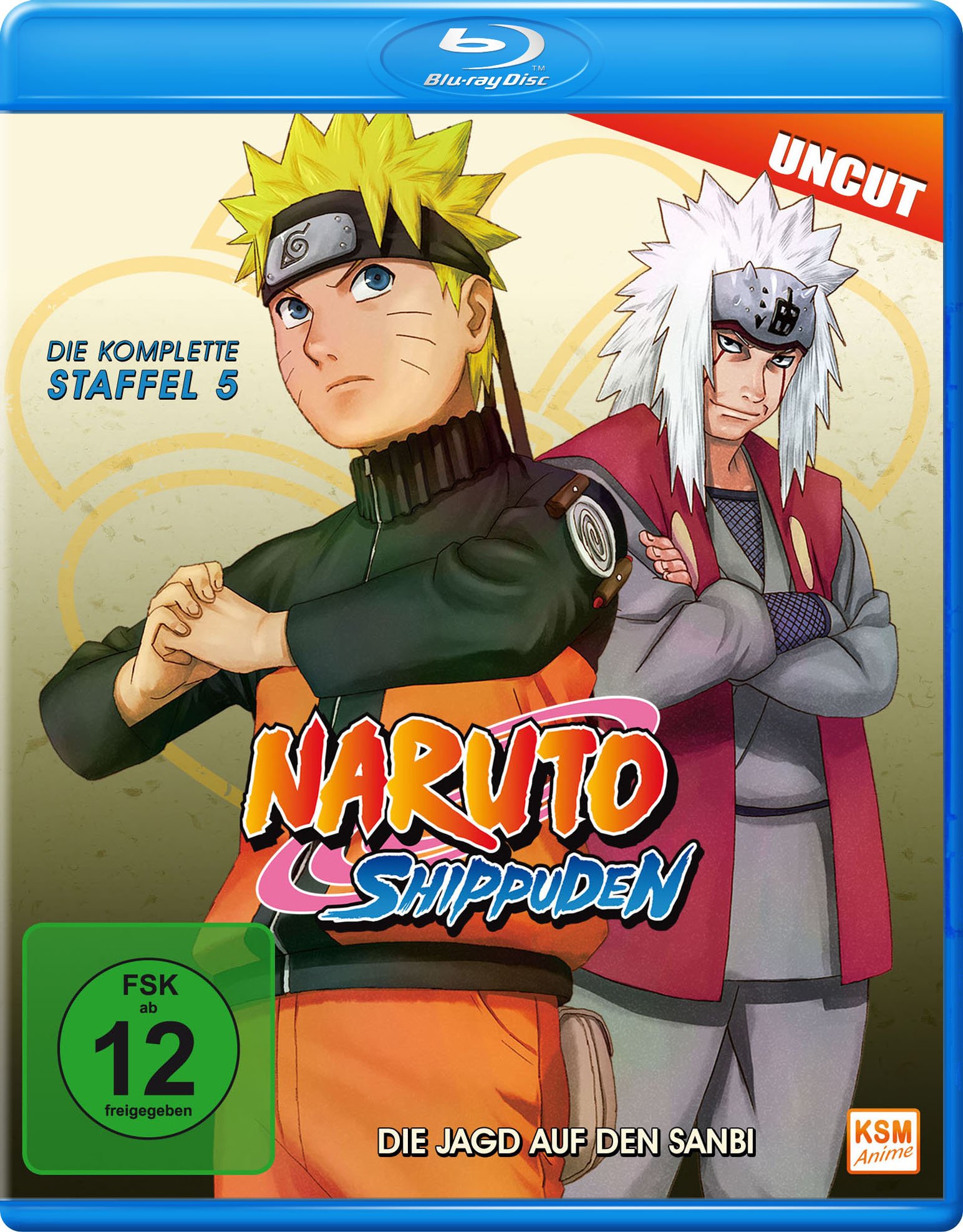 Naruto Shippuden - Staffel 5: Die Jagd auf den Sanbi - Uncut [Blu-ray] [2007]