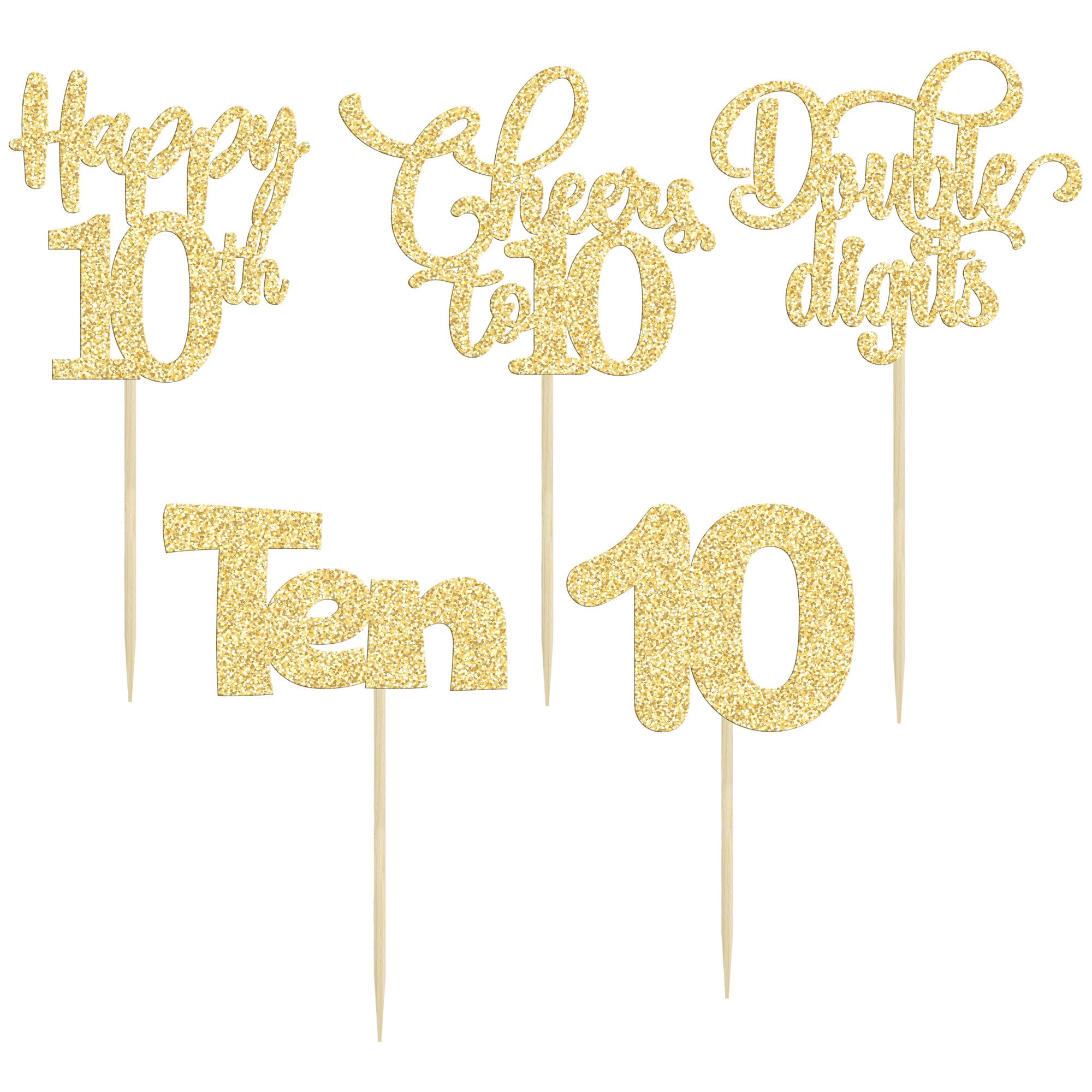 Décoration De Table Happy Birthday - Lot De 10 : Décorations Pour Table D'anniversaire Sur