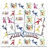 Power Rangers Temporary Tattoos Party Favors Bundle ~ 70 Perforated Individual 2 x 2 Power Rangers Tattoos for Kids Boys Girls Power Rangers Party Supplies MADE IN USA