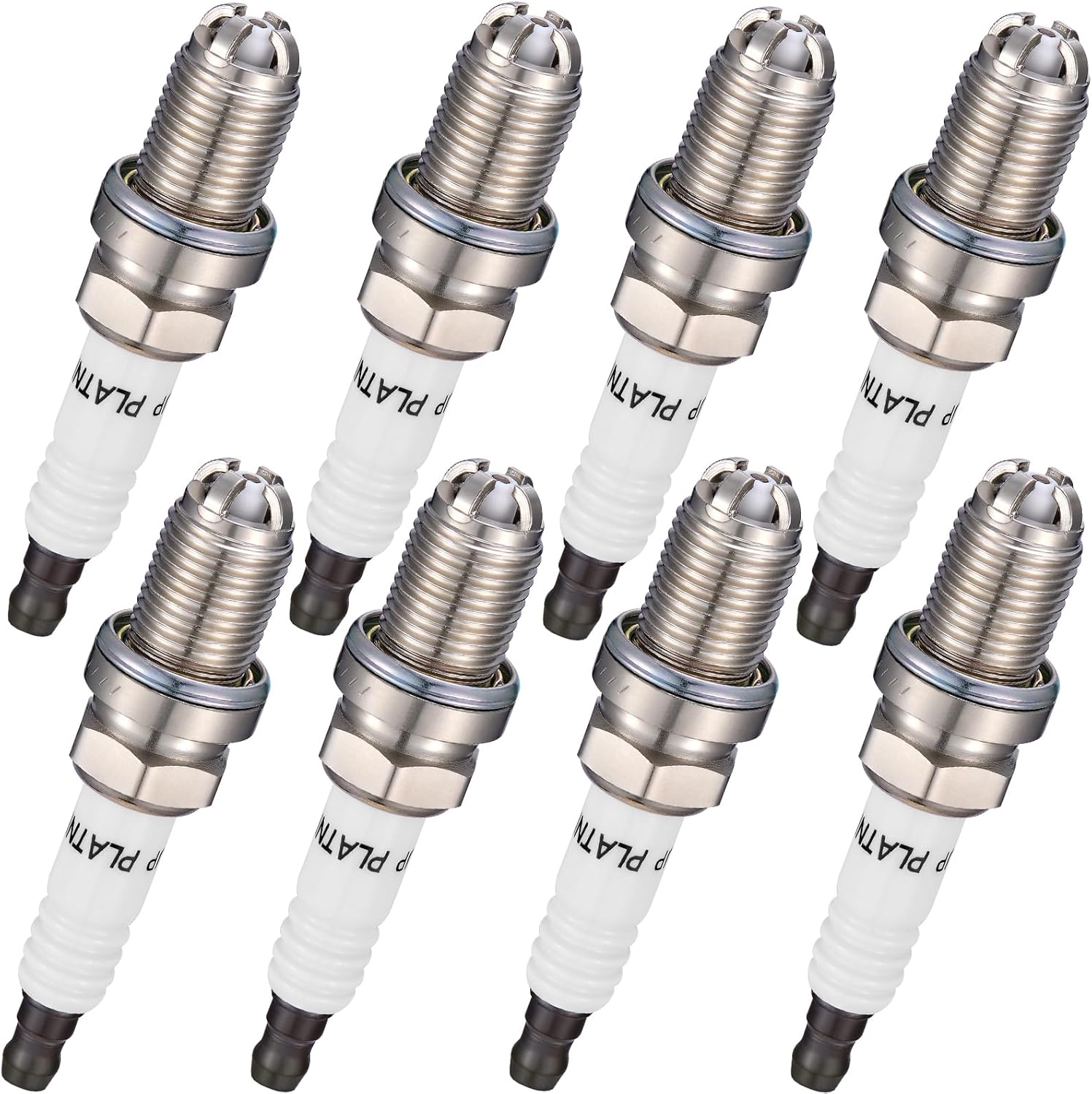 BDFHYK 97506 Platinum Iridium Spark Plugs Compatible with BMW M5 M3 X5 750Li 435i 320i Z4 M235i 640i X3, SILZKBR8D8S, 12120039664, 12120040573, 12127622445 Set of 8