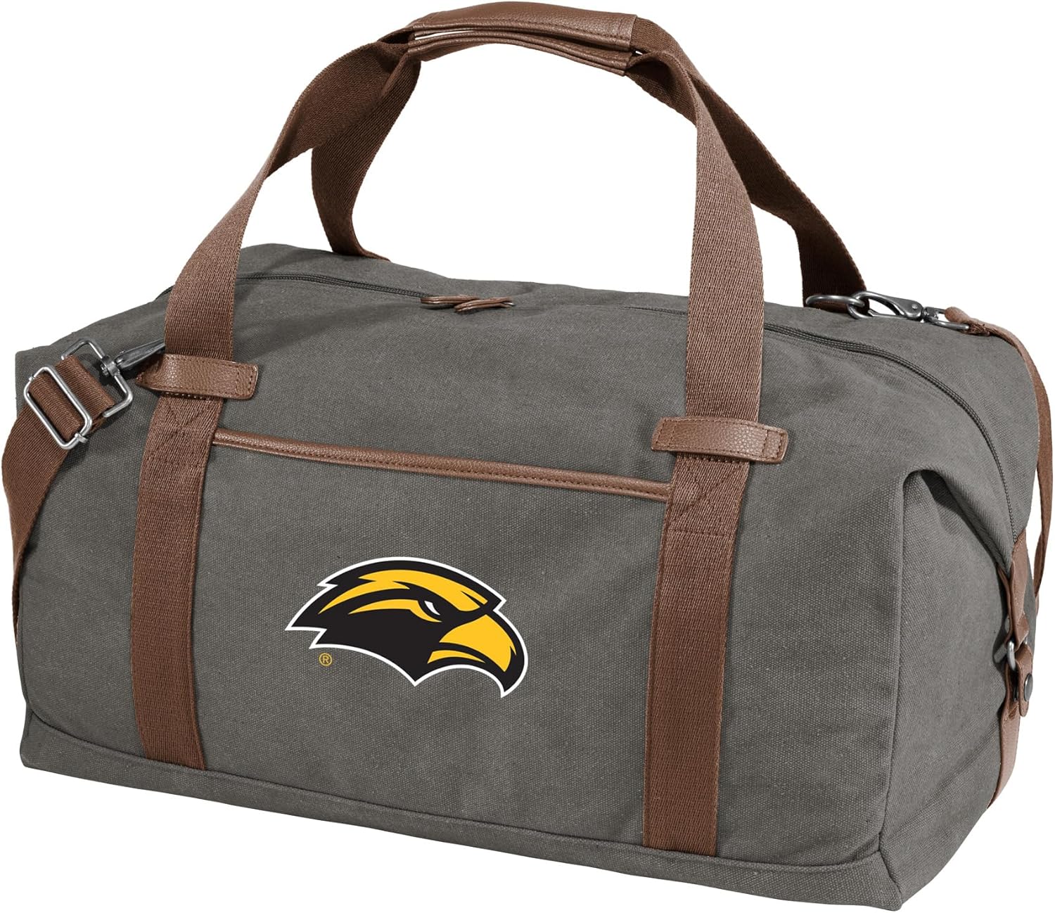 Southern Miss Duffel Bag - Carryon, Overnight Travel Bag, Rich Canvas Fabric For USM Fans and Alumni