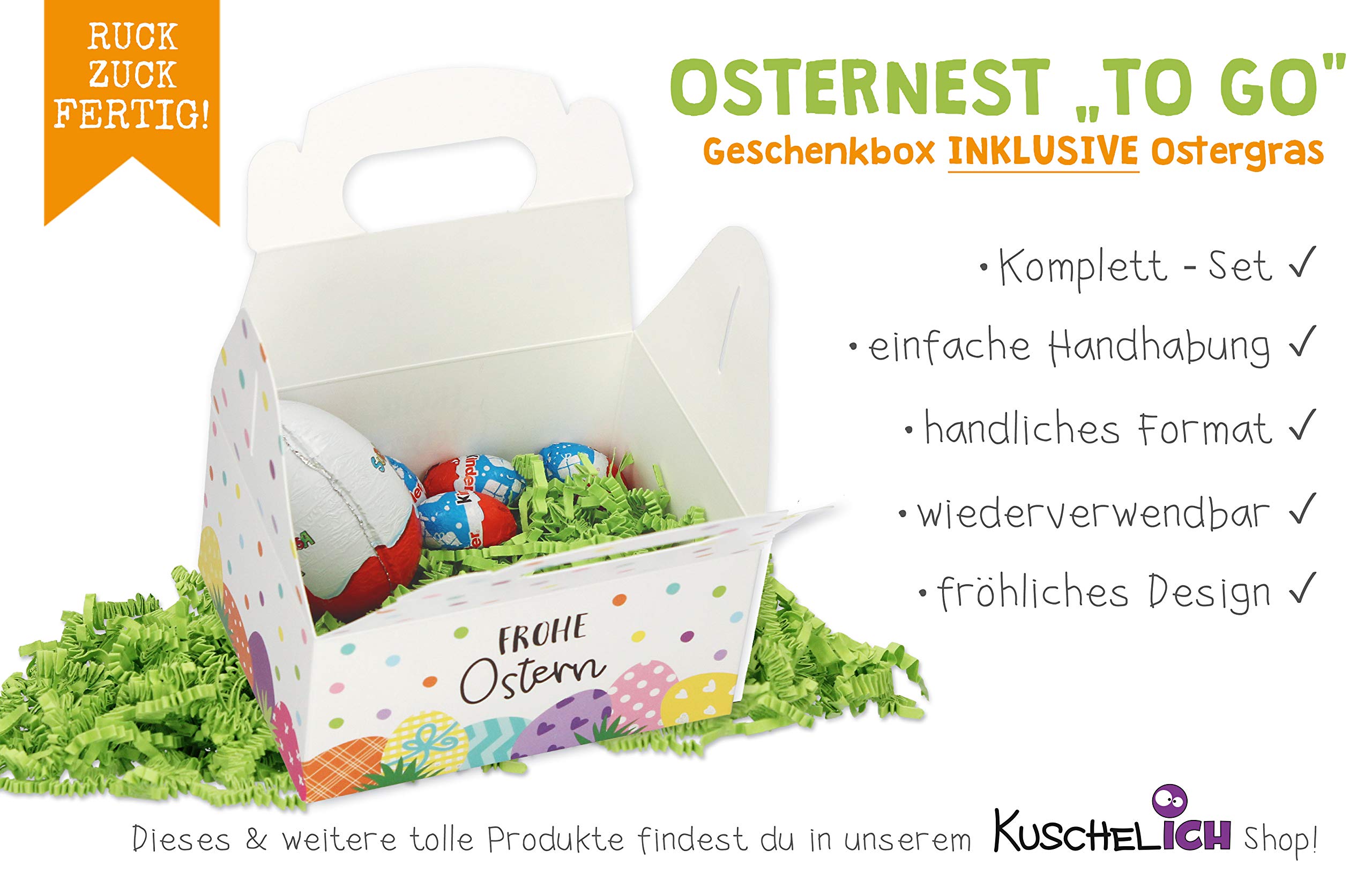 100 Oster-Zellophantüten Mit Bindebändern – 8 Motive, 26,9 X 11,9 Cm, Aus Lebensmittelechtem OPP-Kunststoff