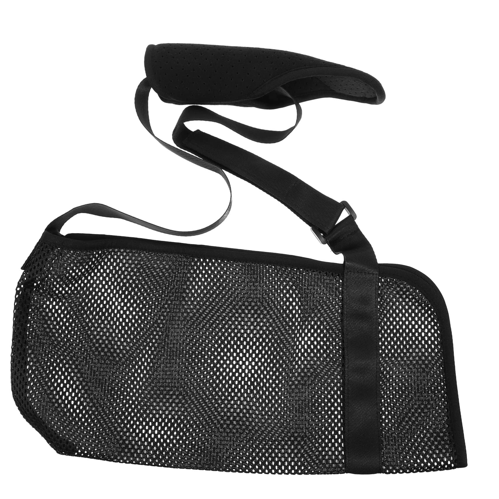 FRCOLOR Arm Sling Ergonomic Shoulder Immobilizer Patients Shoulder Immobilizer Ergonomic Elbow Protector Adjustable Elbow Protector Adjustable Straps Broken Arm Support Suspend Nylon Black