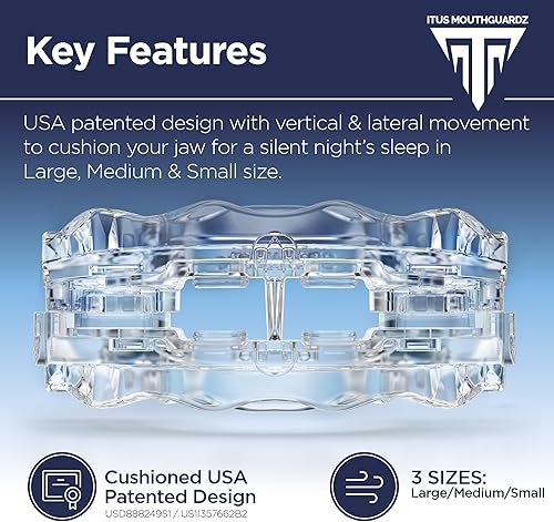 Miniatura 2 de SilentZPro 2.0 - Boquilla antironquido diseñada en Estados Unidos (3 tamaños), protector bucal totalmente ajustable, dispositivo antironquido