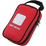 Thrive Compact Waterproof Car First Aid Kit - Durable Rip-Stop Nylon Hiking Supplies, First Aid Safety Kit Includes Bandages & Wipes, 100-Piece Bag