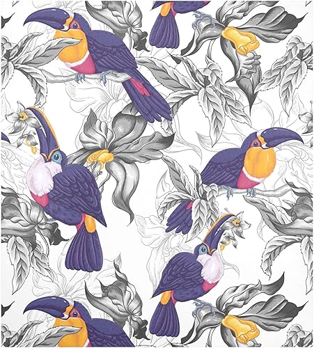 Cubierta magnética decorativa para lavavajillas, diseño de pájaro tucán