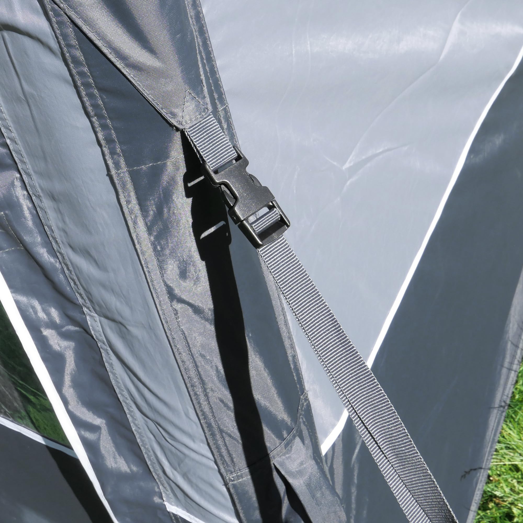 your GEAR Otranto Air - Techo solar inflable de 380x250 cm, columna de agua de 5000 mm, ideal para caravanas y autocaravanas, protección solar