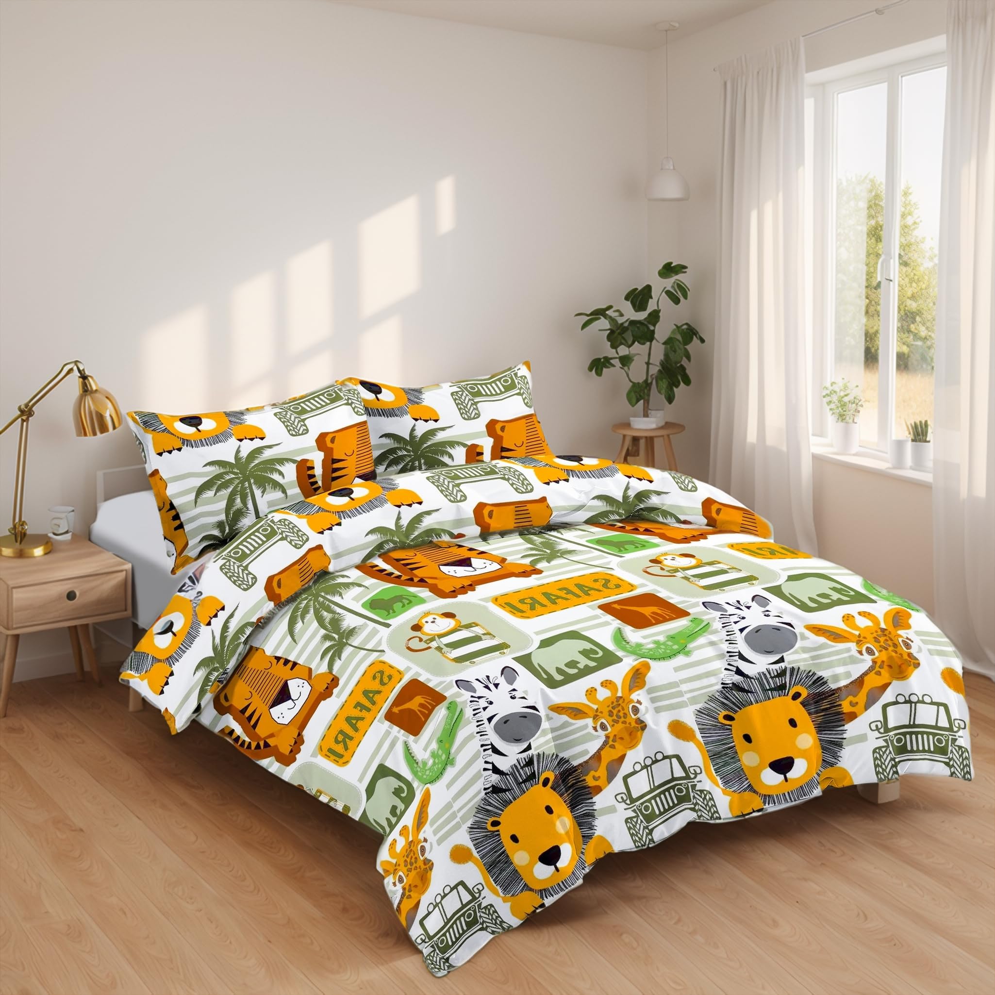 Etrexonline Juego de Funda Nórdica 3 Piezas Cama 150 Microfibra Suave Transpirable - 1 Funda Edredón 220x240 cm y 2 Fundas de Almohada 50x75 cm (Geometricas) — view 32