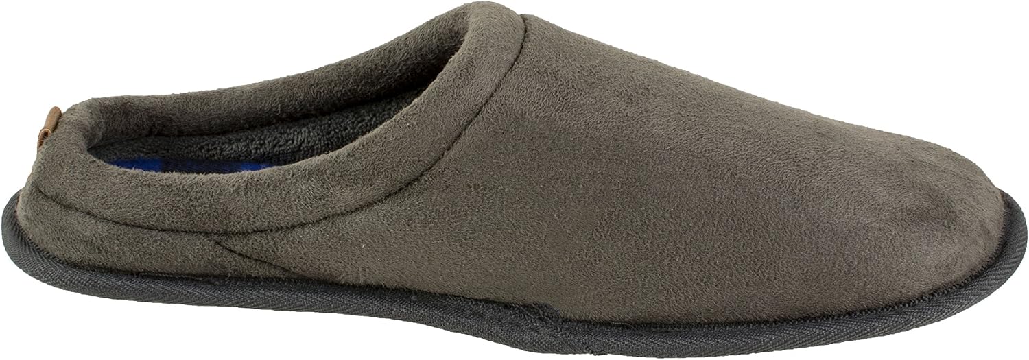 IZOD Mens Slippers, Classic Slip on Clogs with Memory Foam,Winter Warm Slippers, size 8 to 13