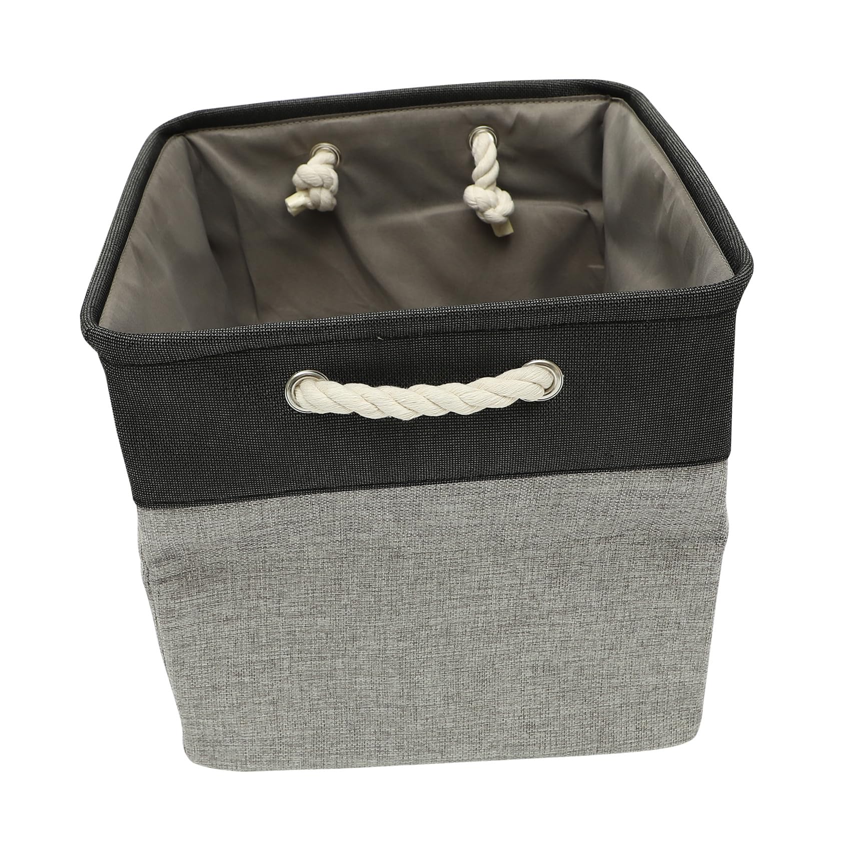 Cesta de ropa grande y plegable de tela para organizar colada en el hogar