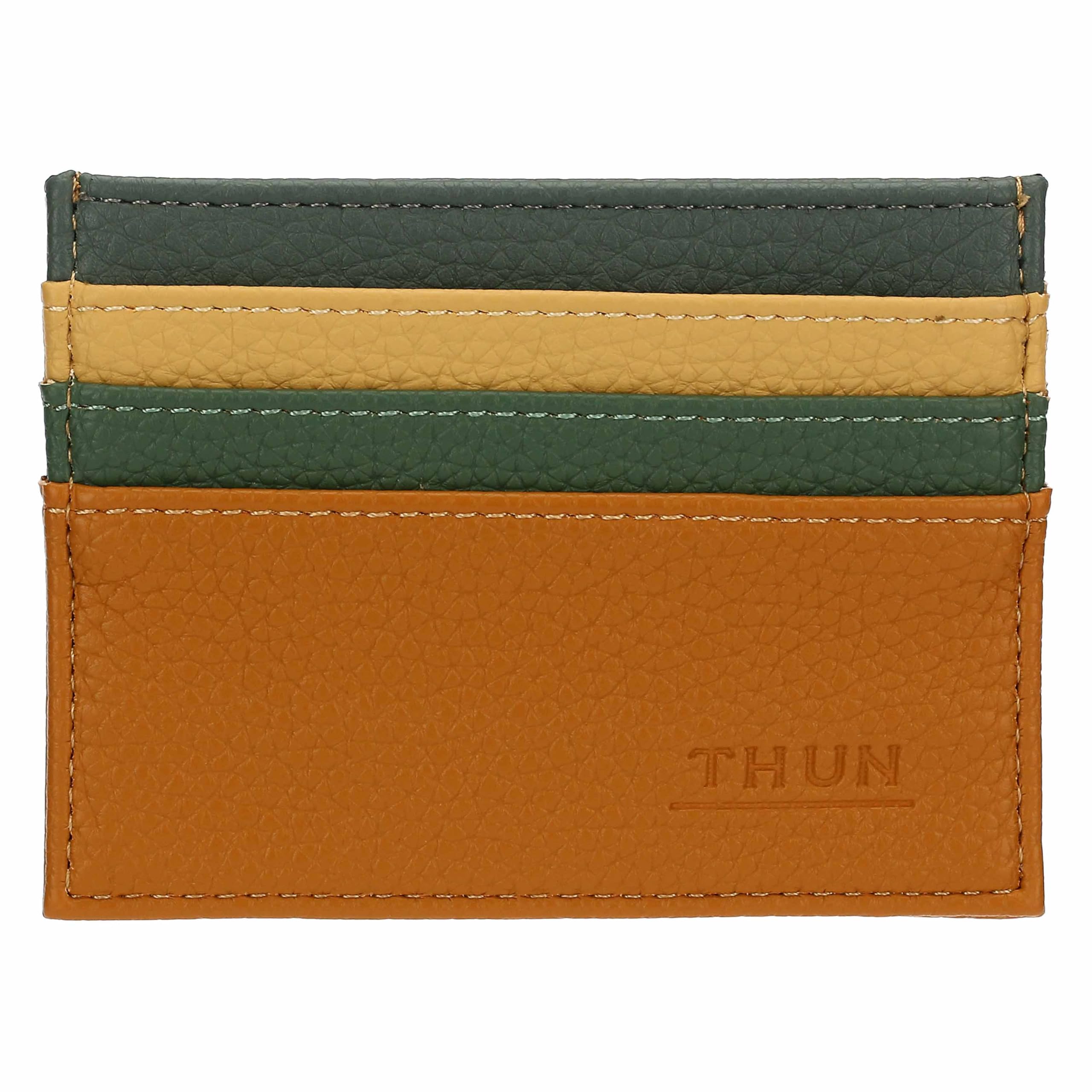 THUN - Men's Card Holder - Faux Leather - Always with Me Collection - 10.5 x 7.5 cm