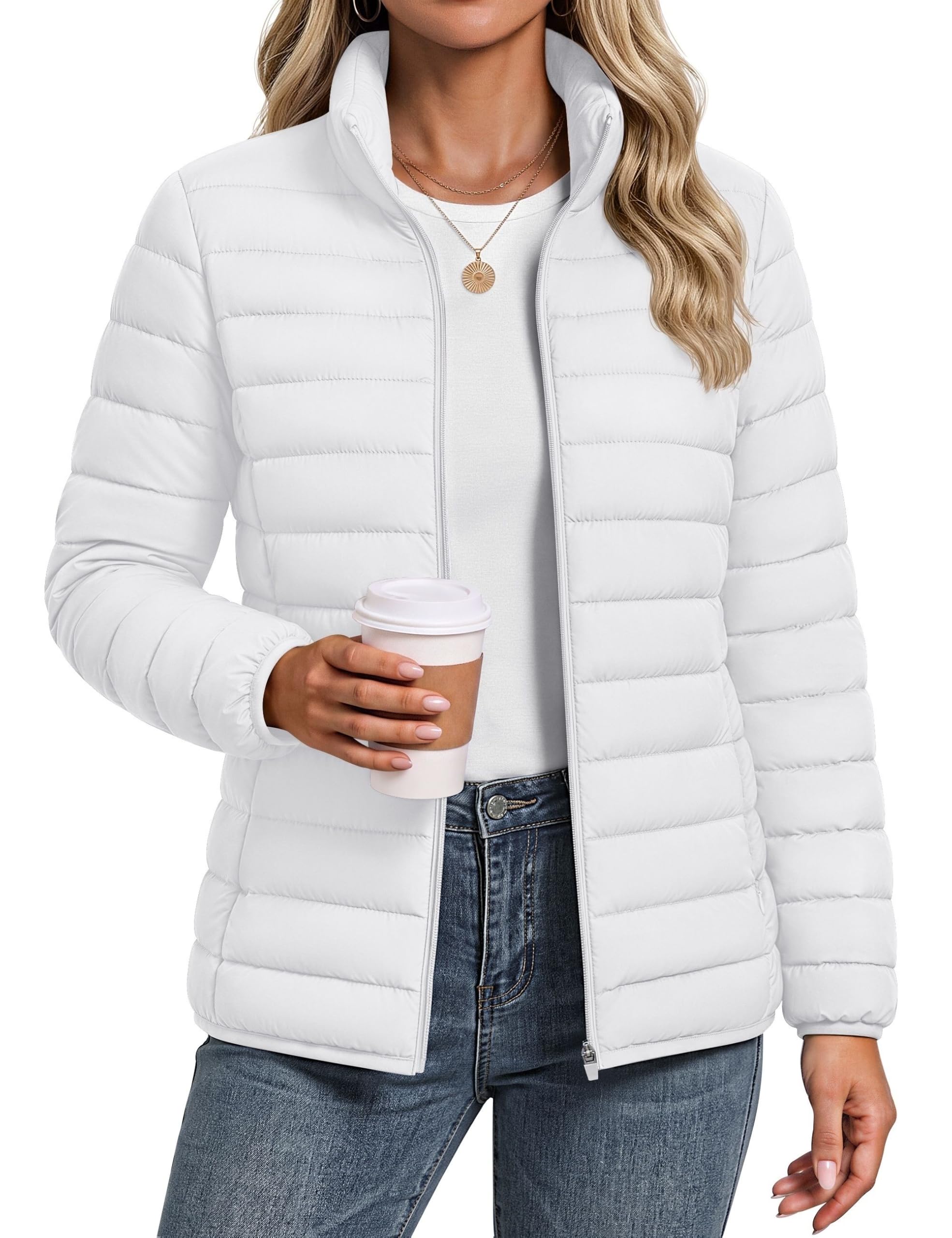 Women's Puffer Jacket Winter Quilted Jackets