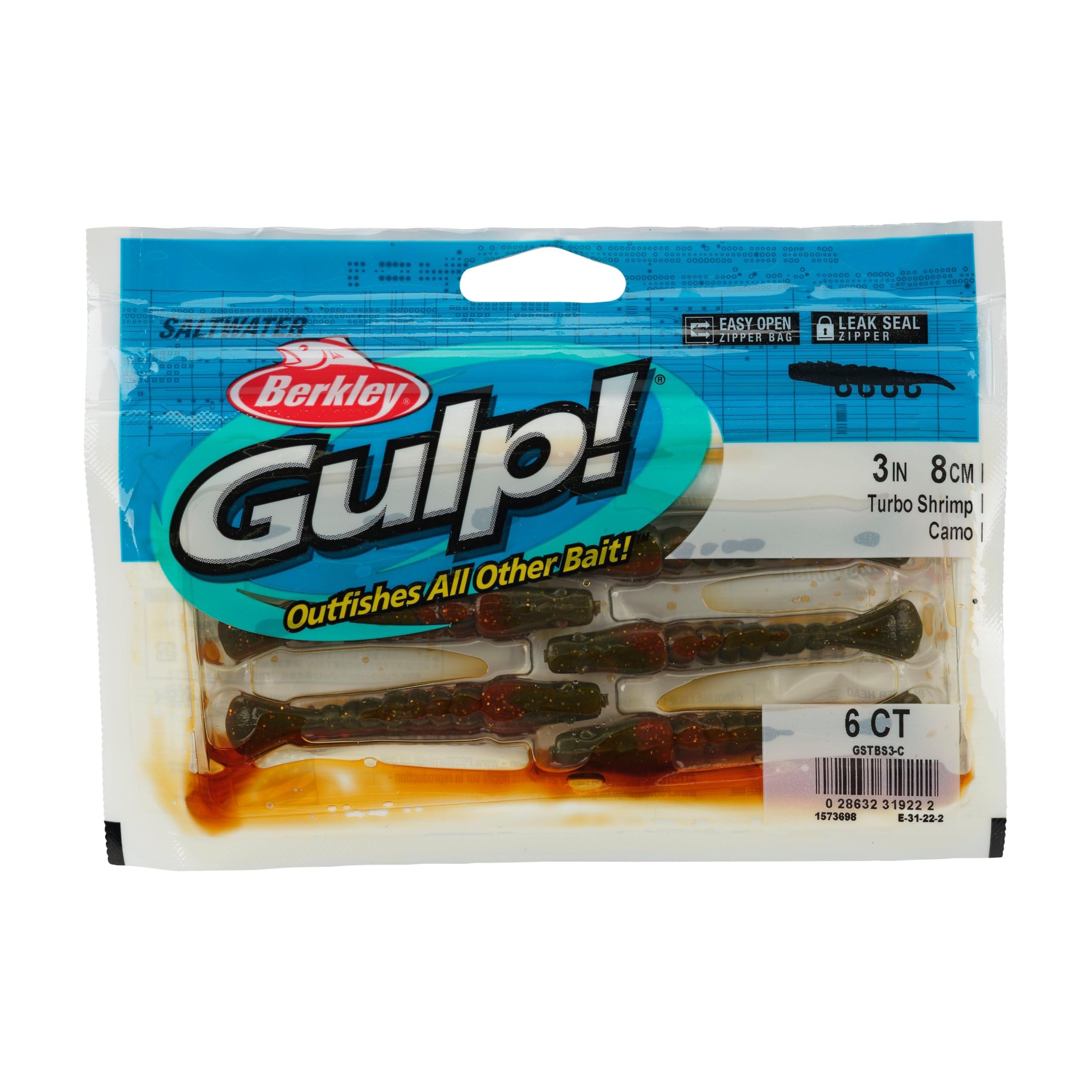 Berkley Gulp! Saltwater Turbo Shrimp;