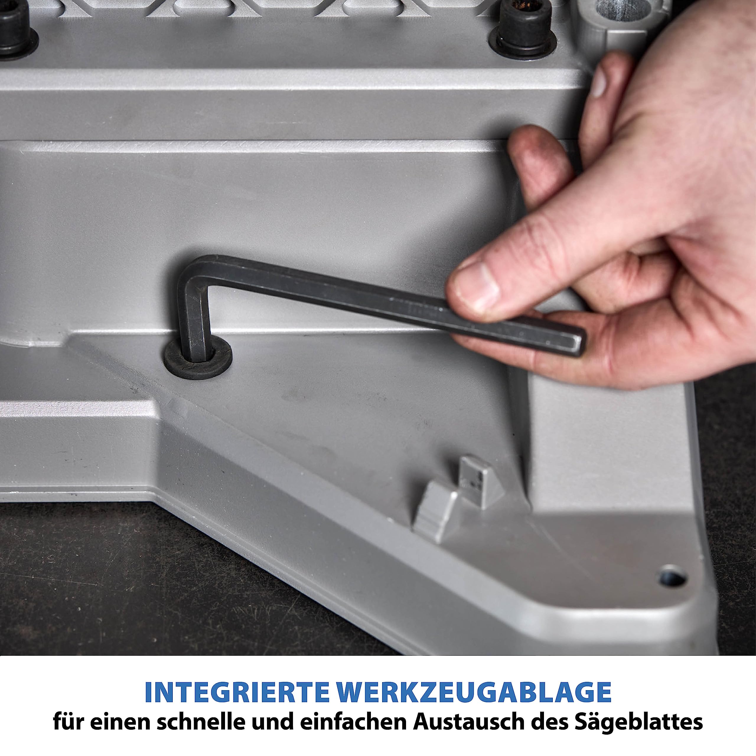 Evolution Gehrungssäge / Kappsäge S355MCS | 2,200 W Zug-Kapp-Gehrungssäge | Inkl. Ø 355 mm HM-Sägeblatt zum Schneiden von Baustahl | +/- 46˚ Gehrung, 3 Spannvorrichtungen, Metallsäge Elektrisch Säge