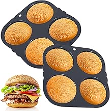 25 Quick and Easy Air Fryer Dinner Recipes for Two People 106 2Pcs Silicone Hamburger Bun Mold with 4 Cavities,Non-stick Hamburger Bun...
