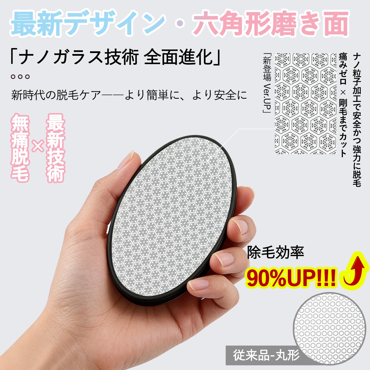 新古品 ほぼ未使用 家で簡単脱毛 安全で肌も荒れにくいのでオススメです♩ Amazon.co.jp: 脱毛器 擦るだけ【業界注目！・痛くない次世代モデル