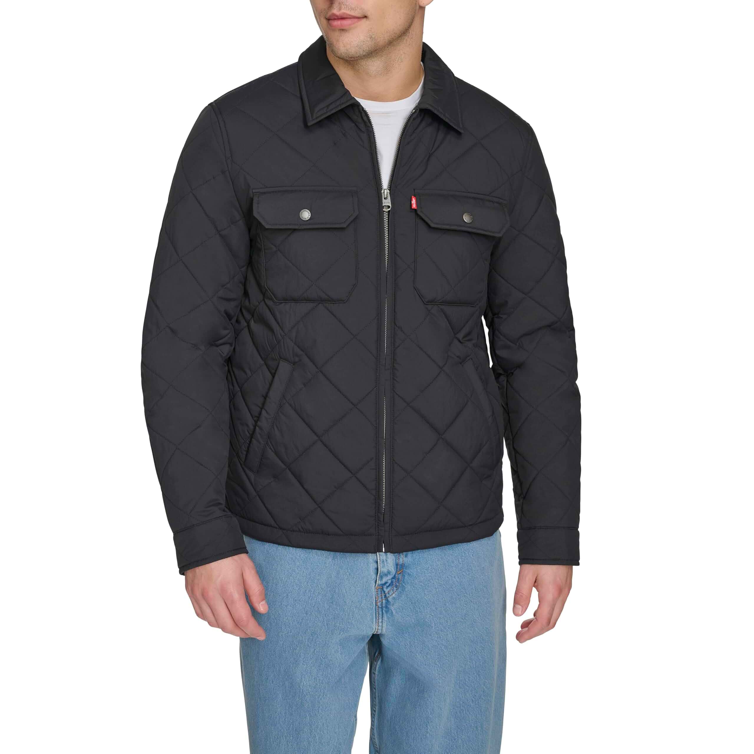 Levi's Men's Levi's Men's Diamond Quilted Laydown Collar Jacket