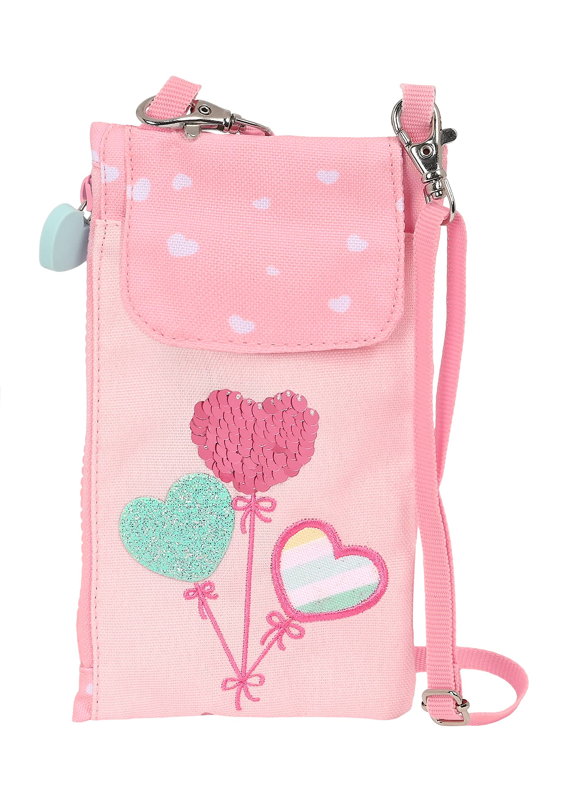 Blackfit8 - Mobile Phone Purse, Standard Purse, for Mobile, Recycled Fabric, Comfortable and Versatile, Quality and Strength, 19 x 10 cm, Pink, Pink, Estándar, Casual