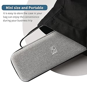Portable Carry Case Compatible with Pooolitech MT810/HPRT MT810/MT610/MT620 Portable Printers Waterproof Shockproof Scratch Resistant Compact Lightweight