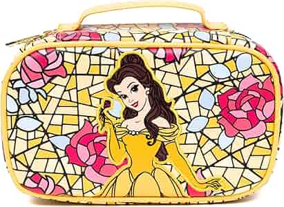Amazon.com: Disney Vegan Leather Travel Cosmetic Bag, Make-Up Bag
