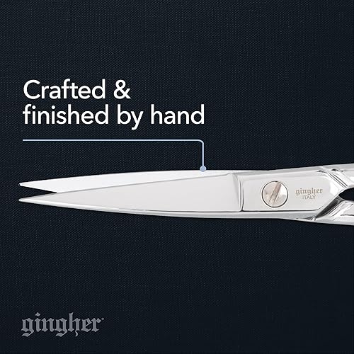 Miniatura 69 de Gingher - Tijeras de tela dentada de 8 pulgadas con funda protectora, tijeras de acero inoxidable de 8 pulgadas, tijeras de tela afiladas con borde