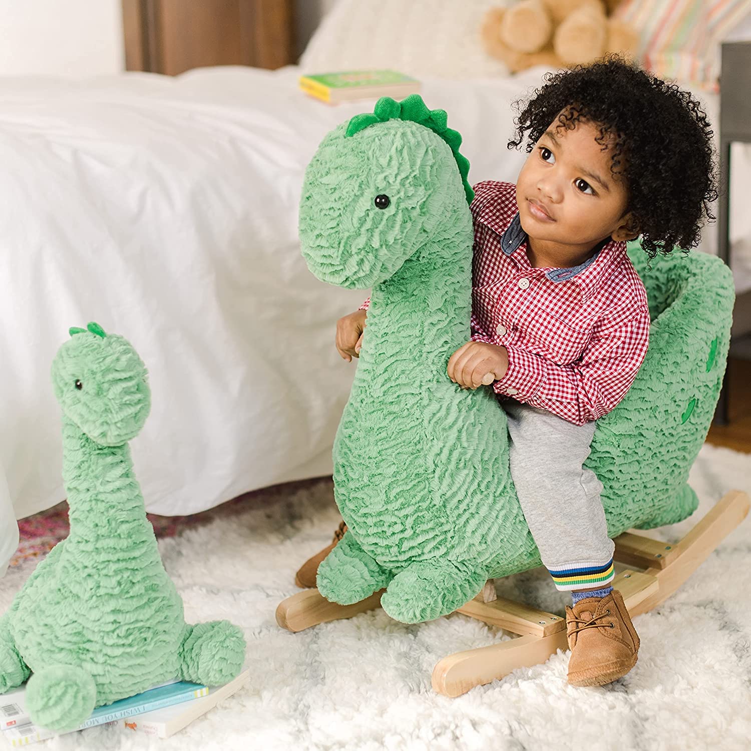 Soft Landing Darling Duo Joyride & Plush - Sit-in Dino