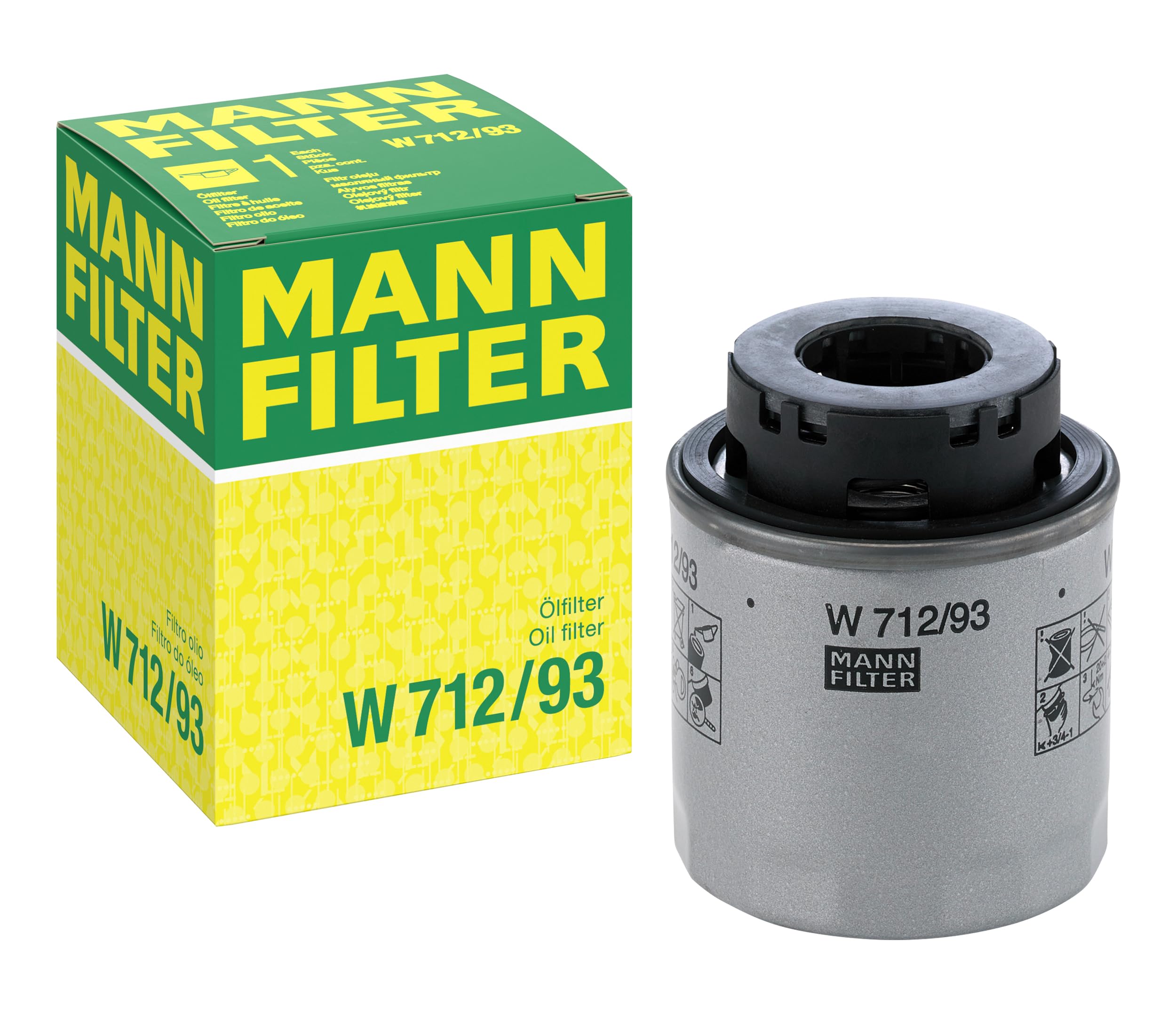 MANN-FILTER W 712/93 Ölfilter - für Pkw + Transporter