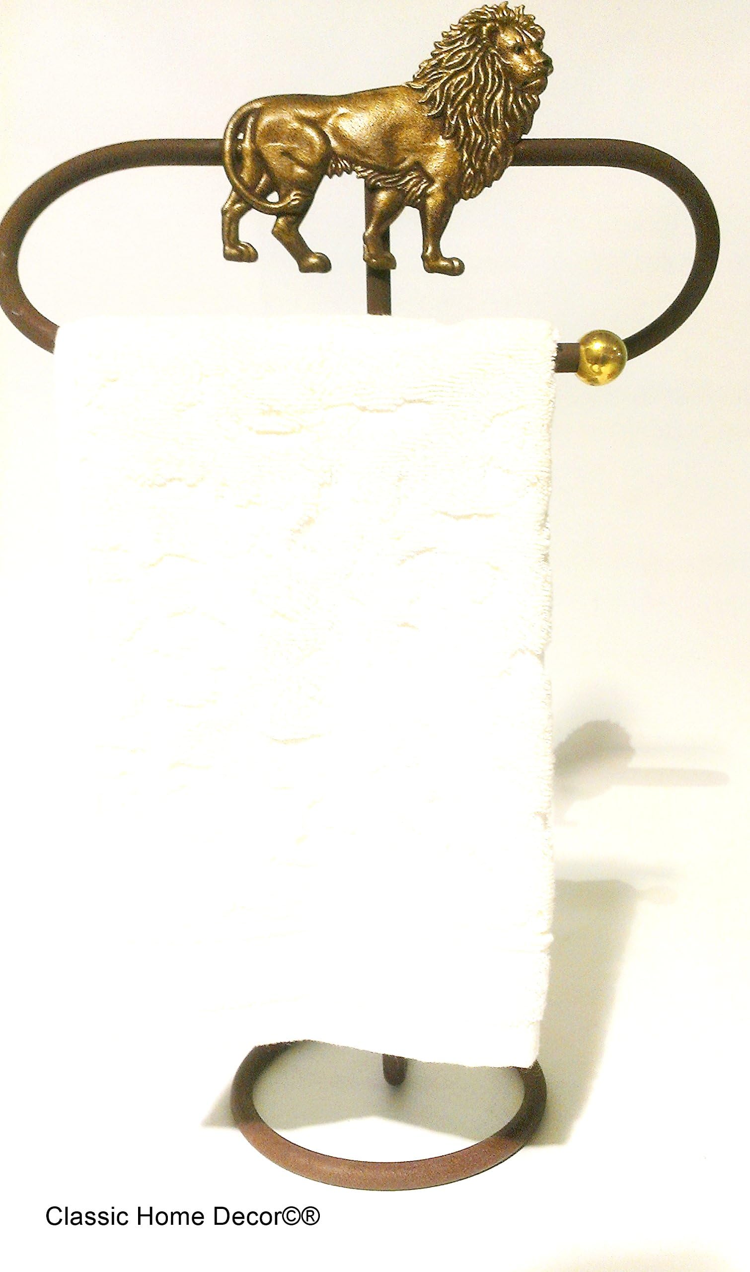 Towel Tree Lion Towel Holder Tabletop