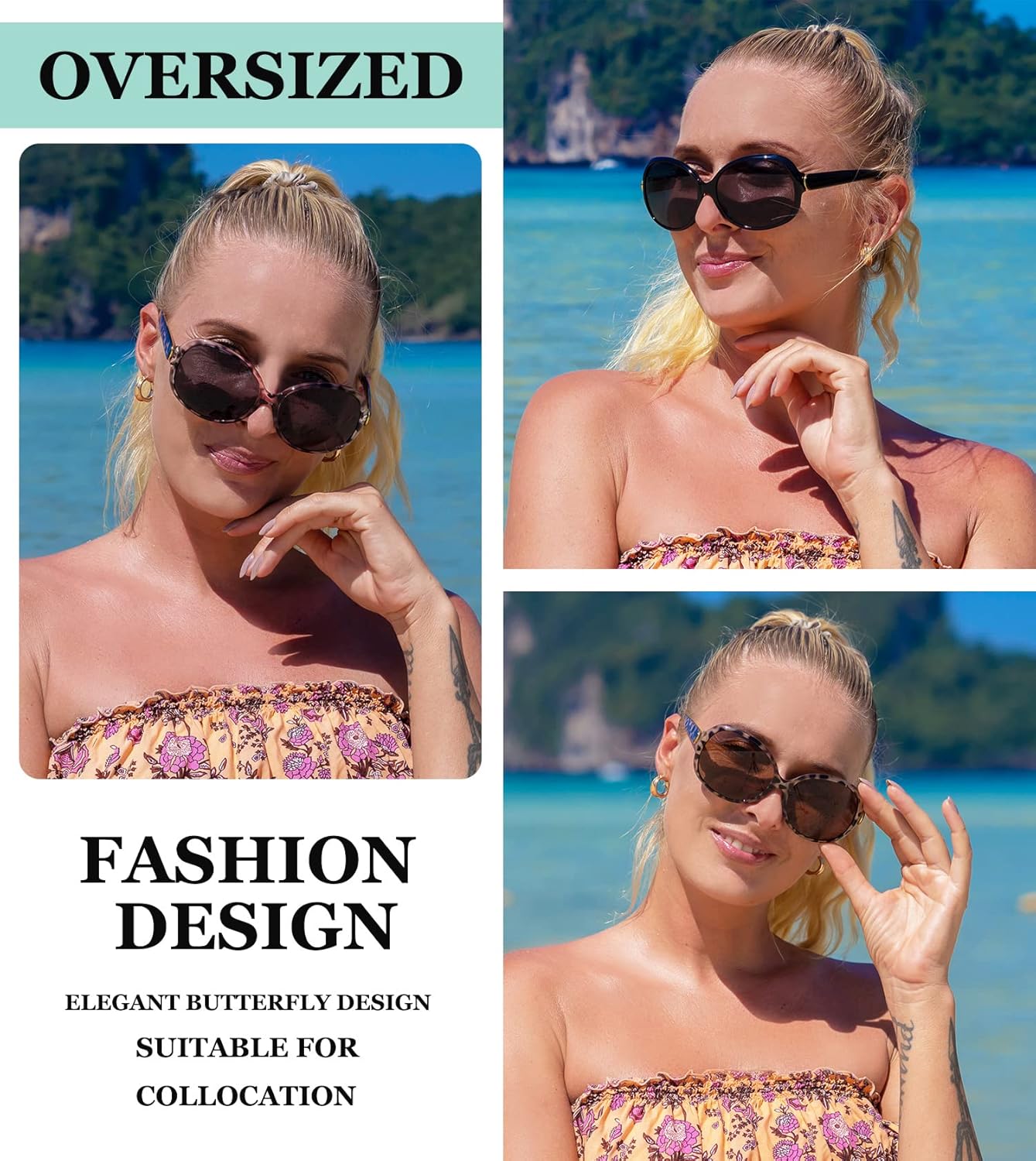 Miniatura 2 de Eyekepper Gafas de sol bifocales para mujer, lectura de sol, de gran tamaño