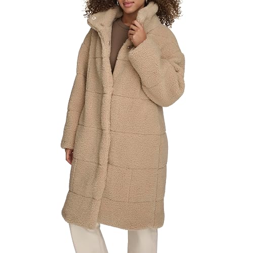 Levi's Women's Patchwork Quilted Teddy Coat