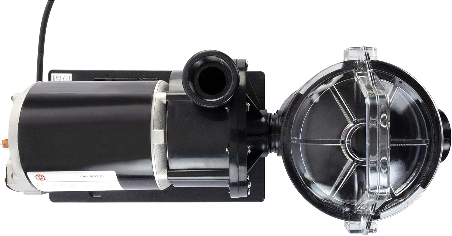 Rx Clear Patriot 16 Inch Sand Filter System | 125 Lb Sand Capacity | 1 HP Niagara Pool Pump | For Above Ground Swimming Pools Up to 15,000 Gallons