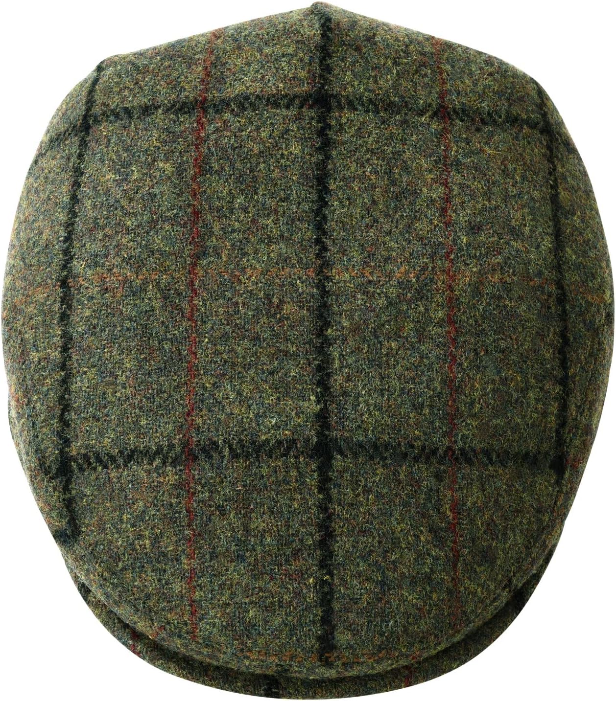 Men's Wool Tweed Newsboy Ivy Cap Gatsby Golf Flat Hat - Image 4