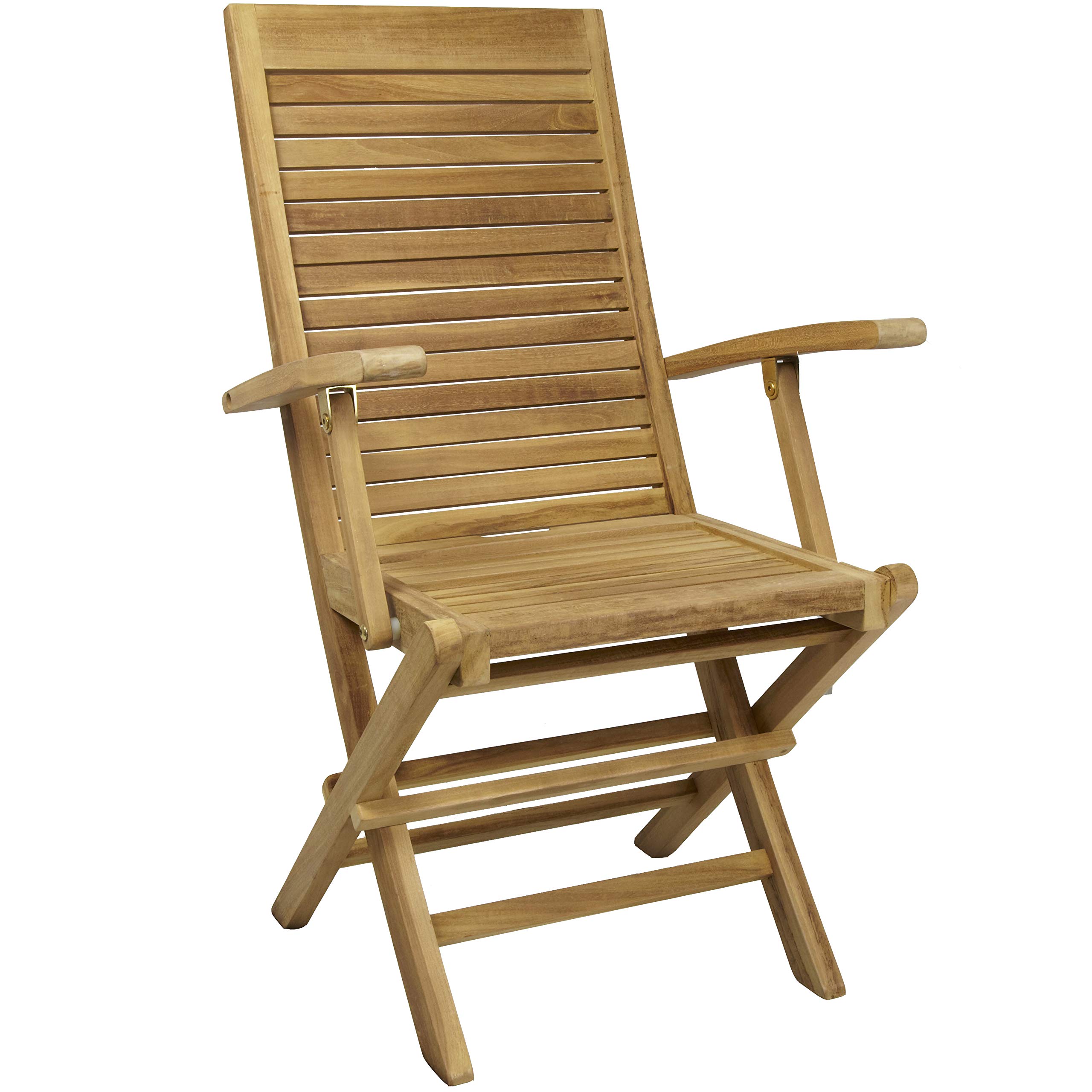 Teak Sun Chair Grade A with Arms. Reinforced