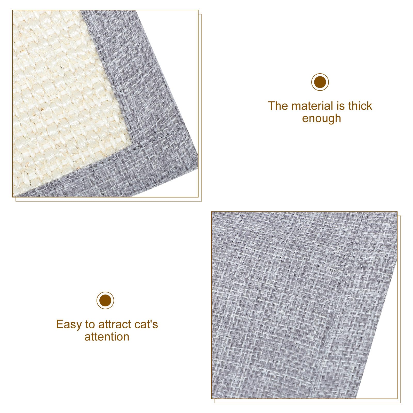 Protector contra Arañazos para Mascotas de Sisal para Sofá | Protector Sofá Gatos Arañazos, para Reposabrazos, Casa, Oficina y Tienda